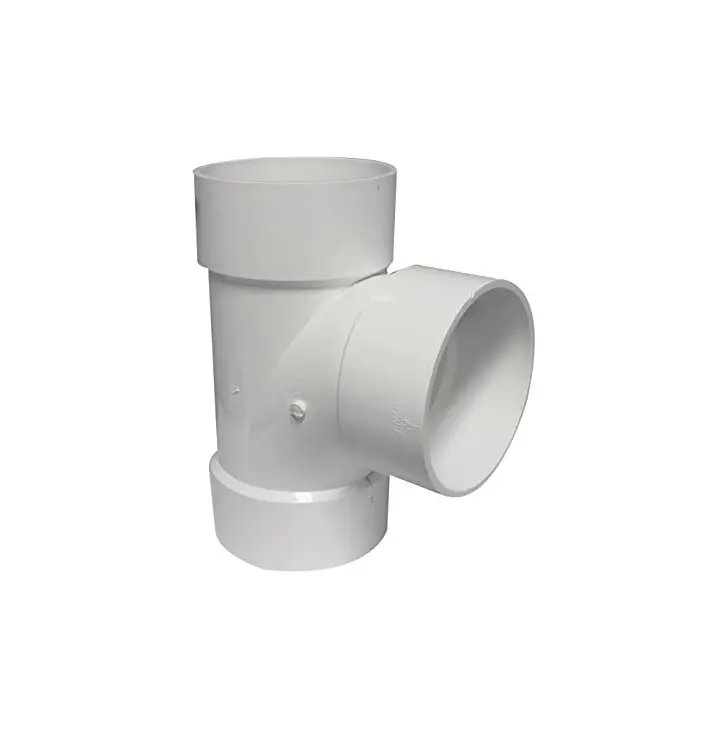  TEE PVC DWV DE 8 x 8