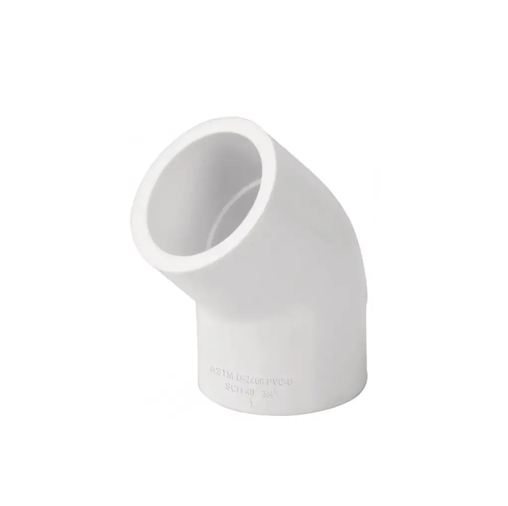  CODO PVC CED 40 DE 3/4 X 45