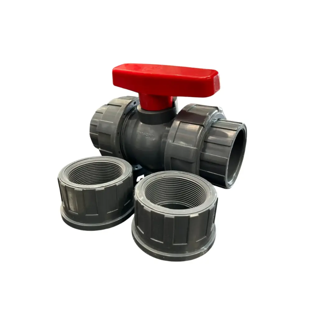  VALV ESFERA DESM PVC CED 80 DE 2