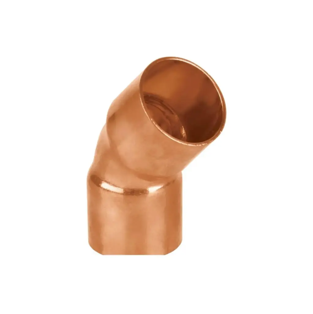  CODO COBRE DE 1 1/4 X 45