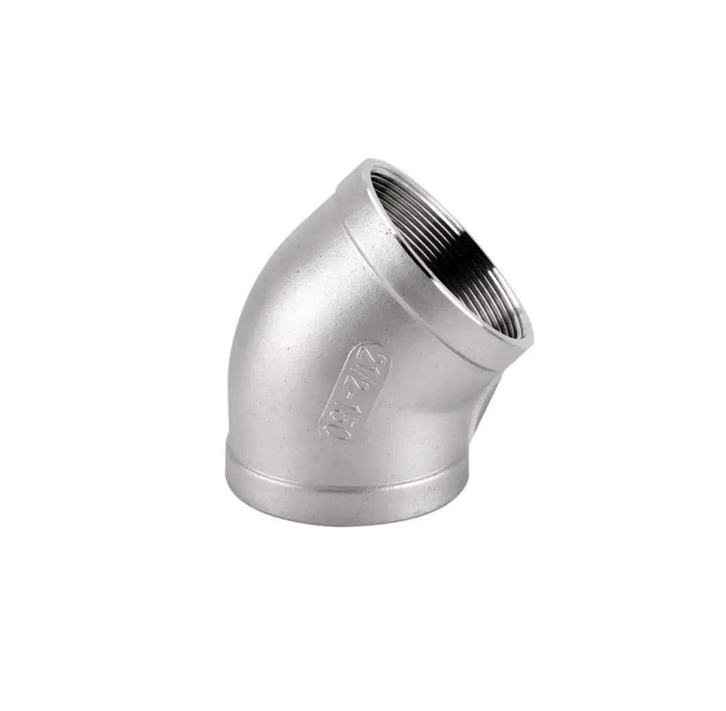  CODO ACERO INOX 150LB DE 2 X 45