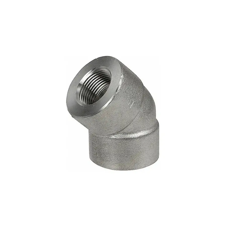  CODO ACERO AL CARBON 3000LB DE 1/2 X 45