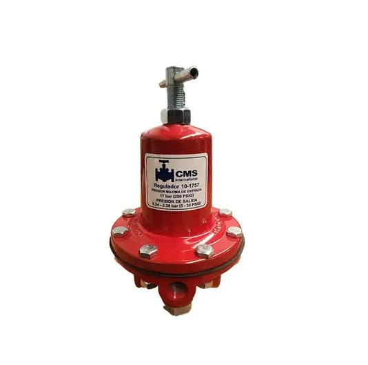 REGULADOR GAS CMS ROJO ALTA PRESION 1/4