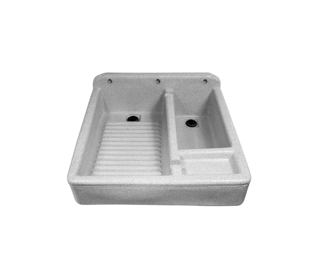 [268961]  LAVADERO DOBLE DE PLASTICO GRANDE 17 LTS IUSA