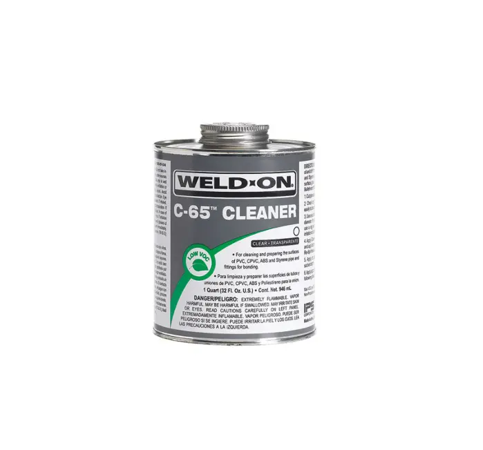  LIMPIADOR PVC WELD-ON TRANSPARENTE DE 1/2 473ML