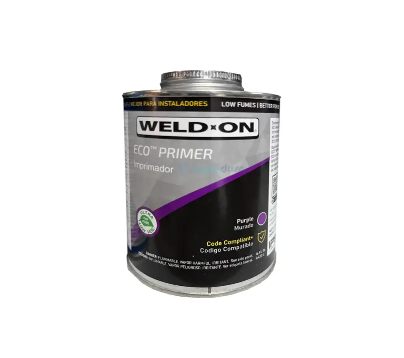  LIMPIADOR PVC WELD-ON ECO PRIMER MORADO DE 1/2 473ML
