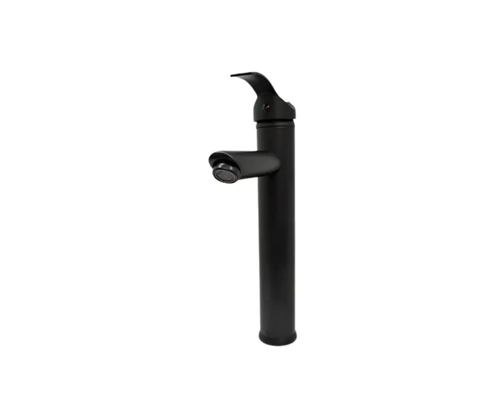  MEZCLADORA MONOMANDO LAVABO NEGRO RUGO 23-MNL