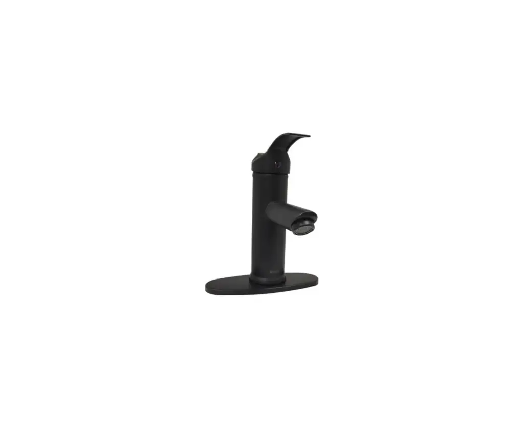  MEZCLADORA MONOMANDO LAVABO NEGRO RUGO 23-MNC