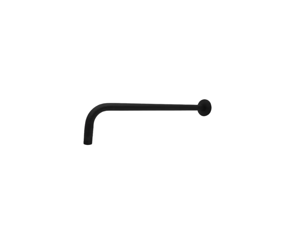  BRAZO REGADERA RUGO NEGRO LARGO (39 CM) 45-BN