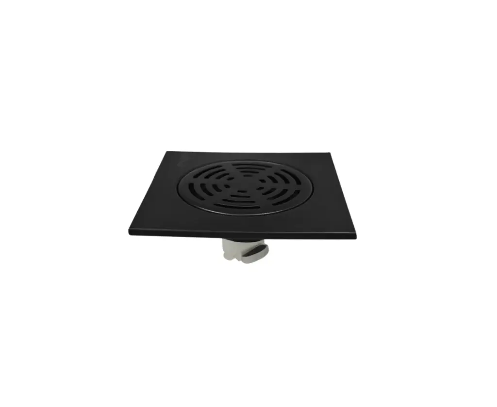  RESUMIDERO RUGO ACERO NEGRO 15 X 15 CM 46-AIN