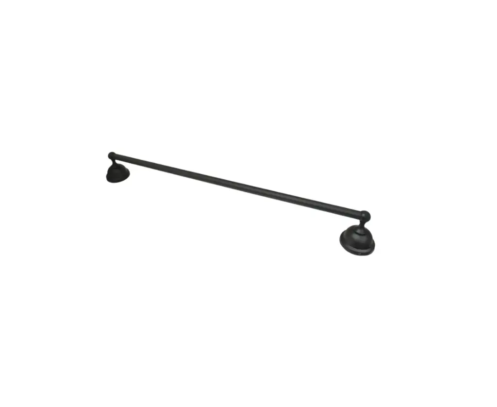  TOALLERO BARRA RUGO NEGRO TB-80N