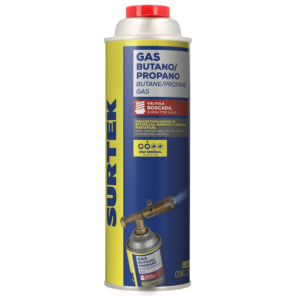  LATA GAS ROSCADO 220G SURTEK