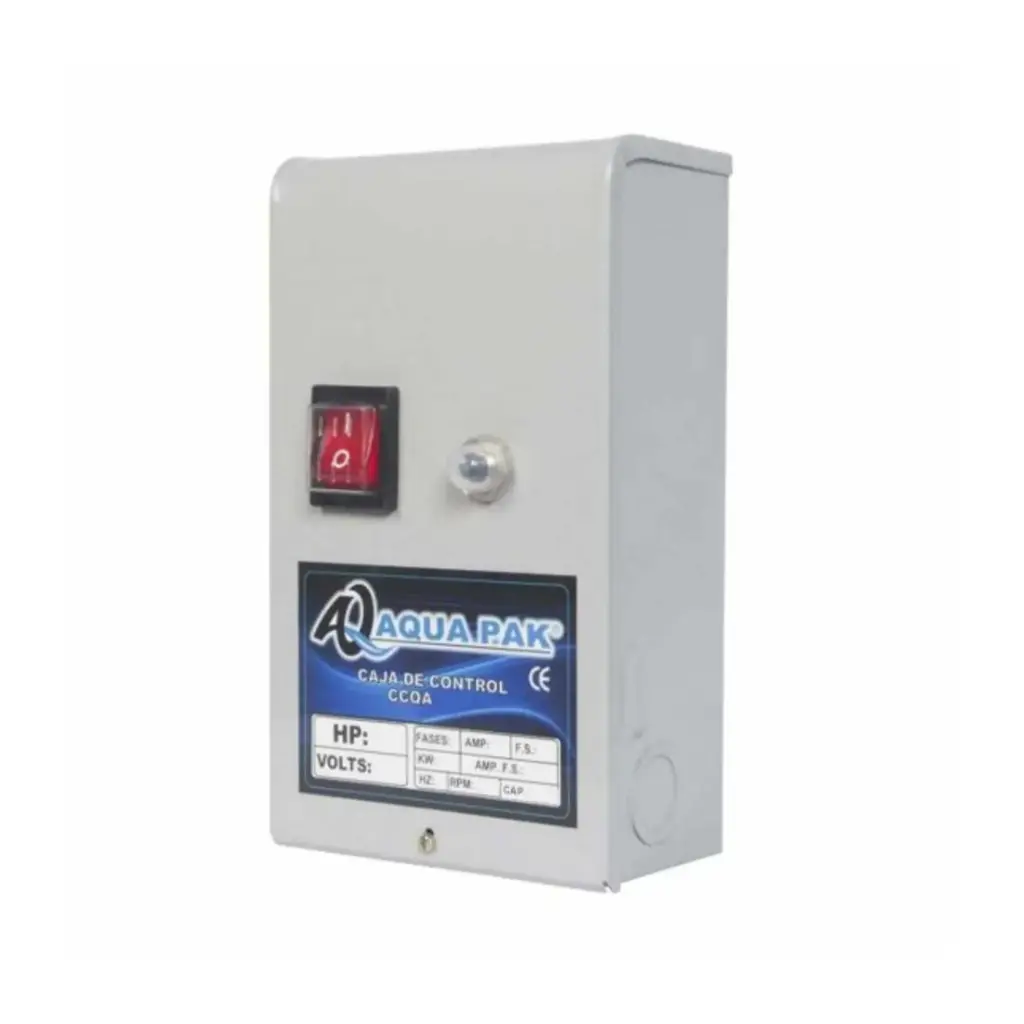  CAJA CONTROL PARA BOMBA SUM AQ 1.0 HP 1 X 115V (CCQA 1115)