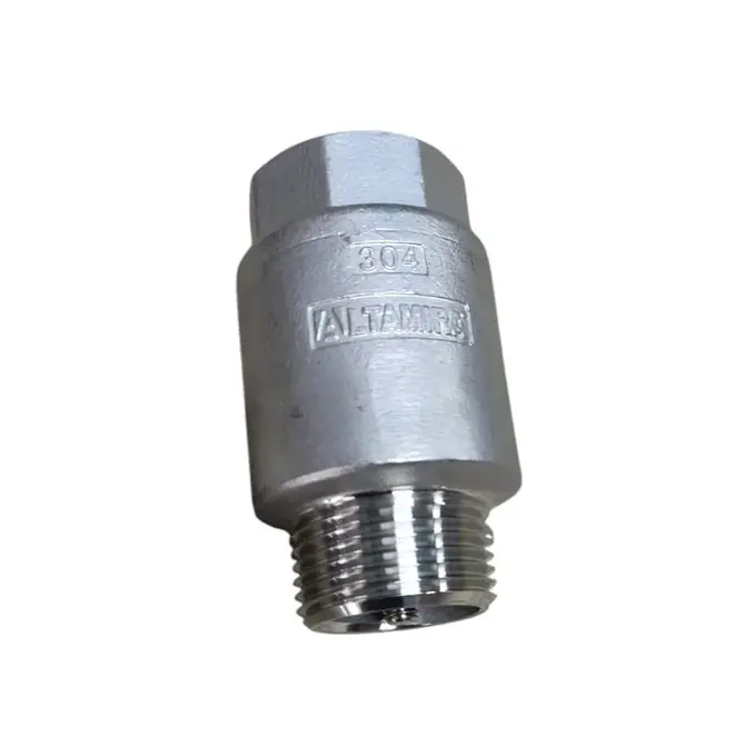  VALV CHECK SUM ALT-INOX 1 1/2 (CHECK1.5MX1.25H-SS)