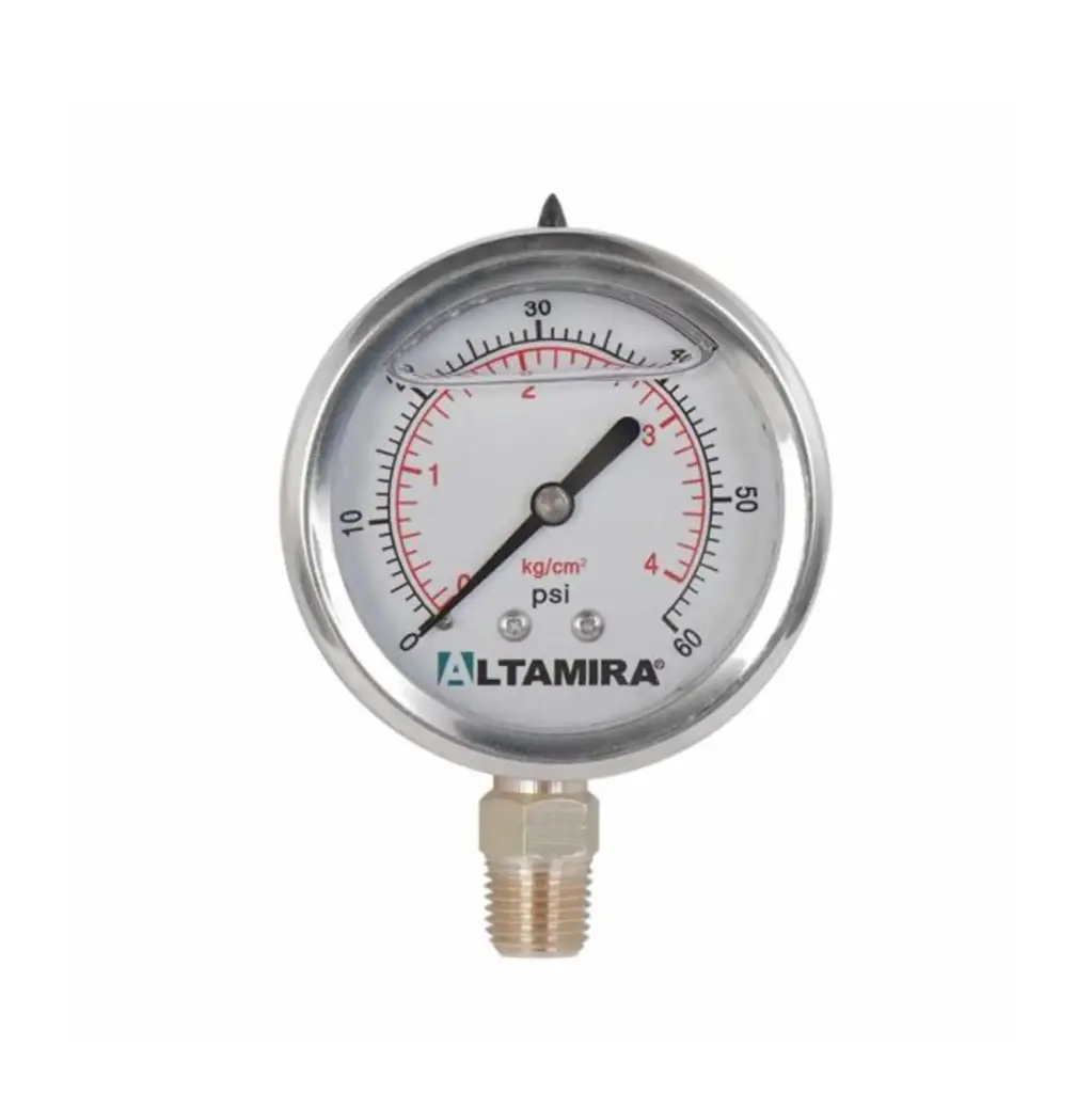  MANOMETRO GLICERINA ALT DE 0-60 (MAN0-60G)