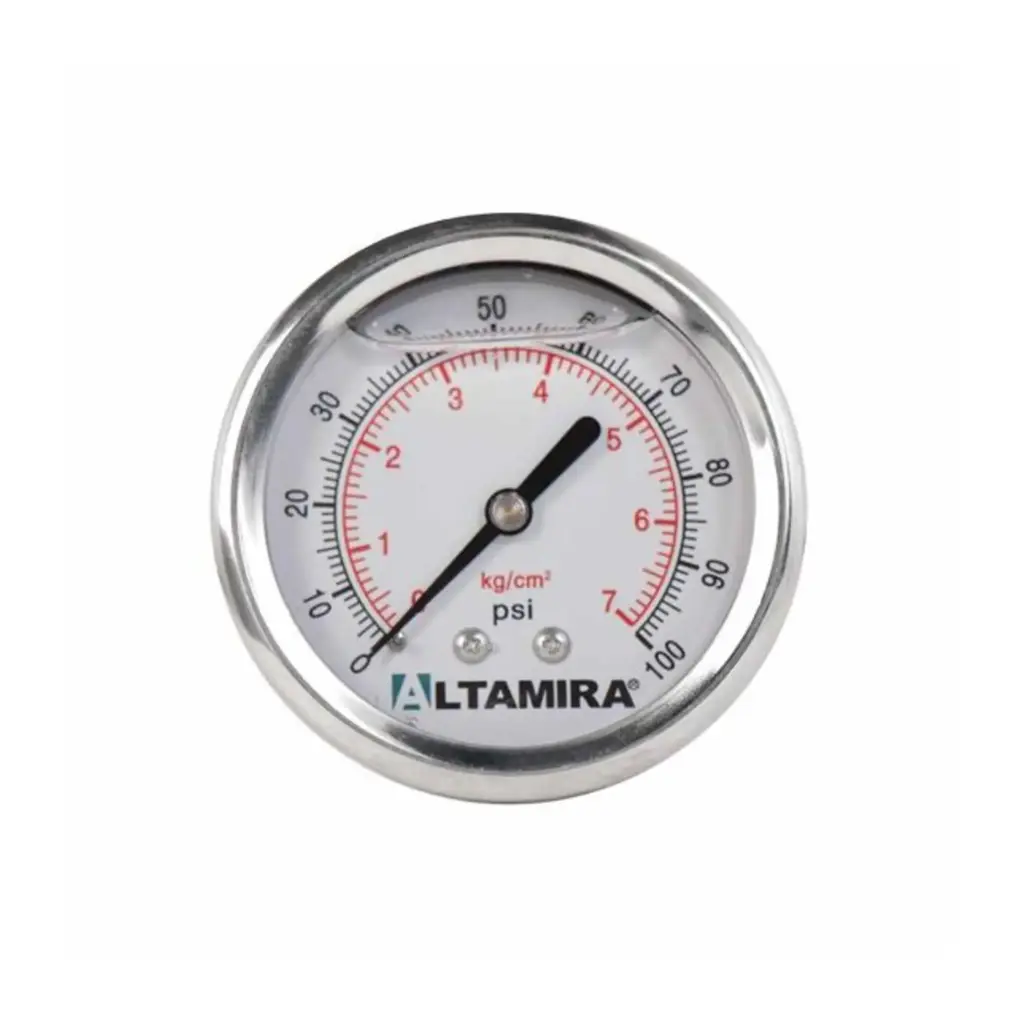  MANOMETRO GLICERINA ALT TRAS DE 0-100 (MAN0-100GBM)
