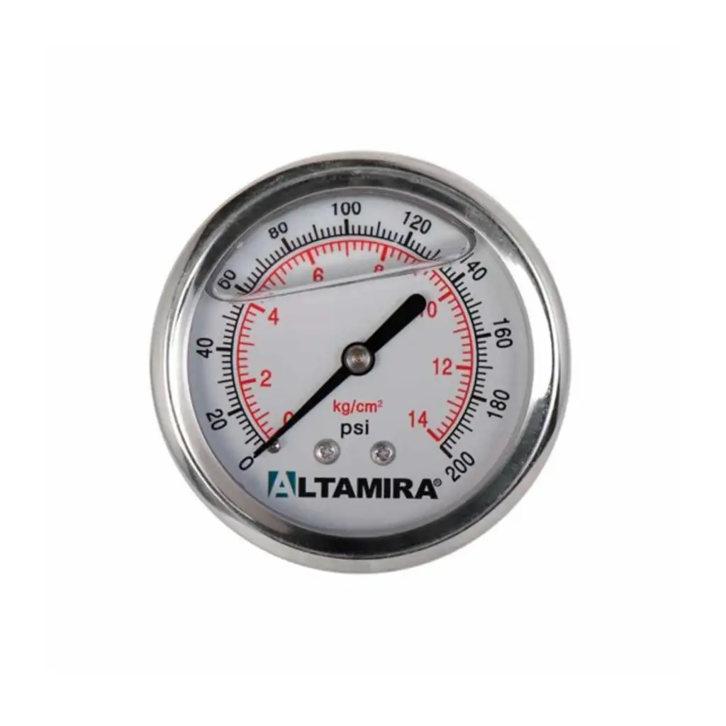  MANOMETRO GLICERINA ALT TRAS DE 0-200 (MAN0-200GBM)