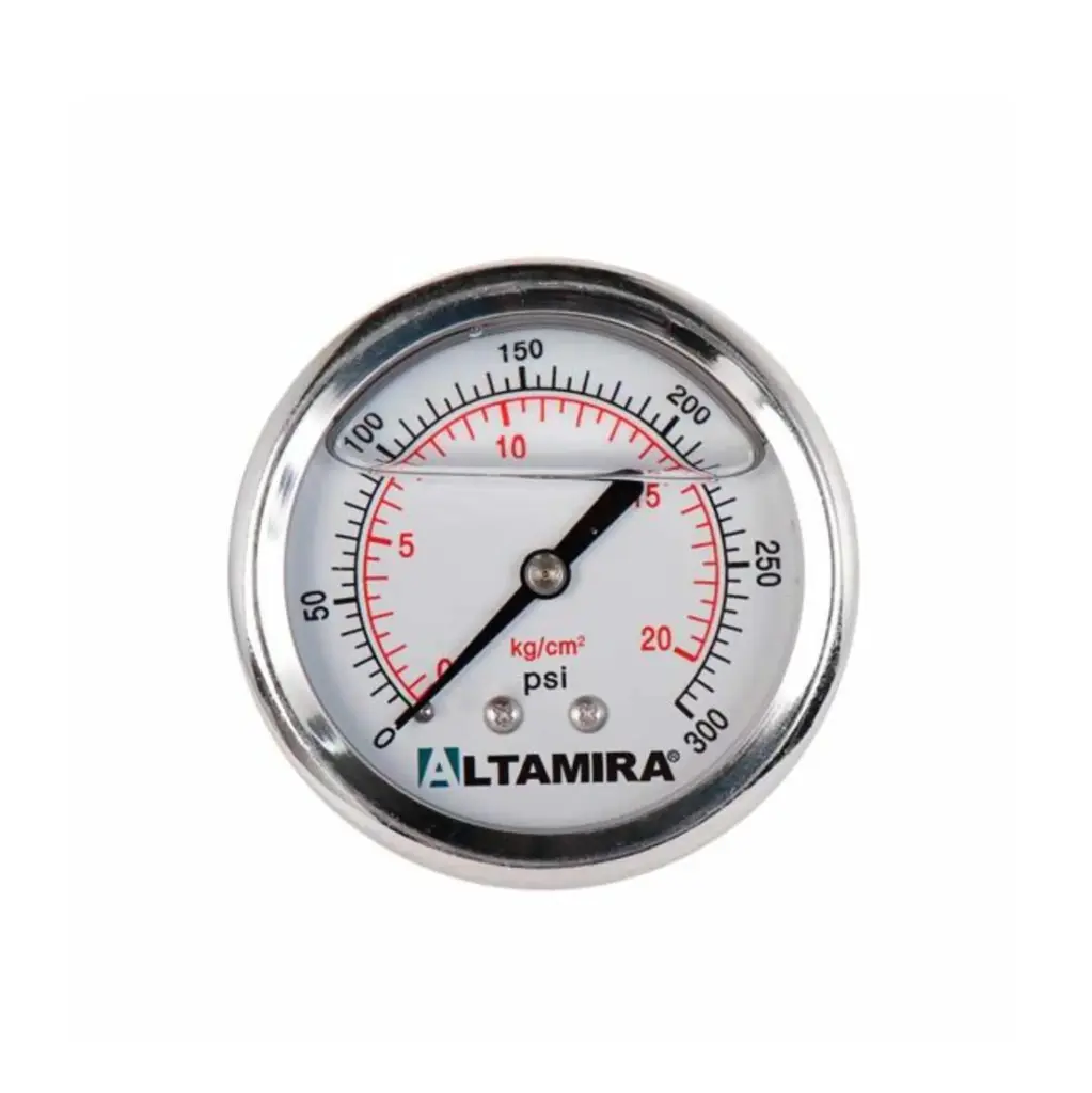  MANOMETRO GLICERINA ALT TRAS DE 0-300 (MAN0-300GBM)
