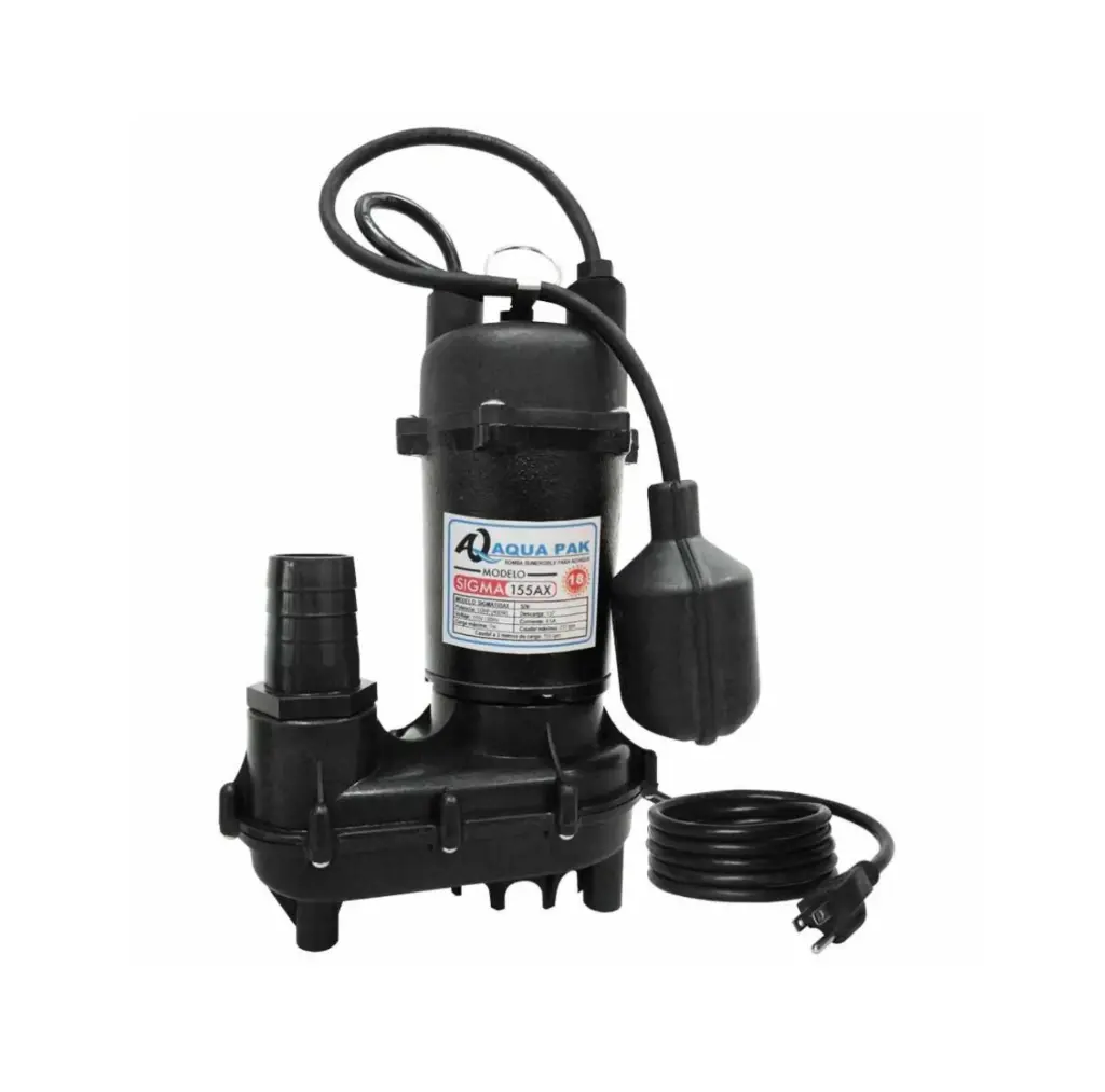  MOTOBOMBA SUM AQ-SIGMAX 1/2HP 127V (SIGMA155AX)