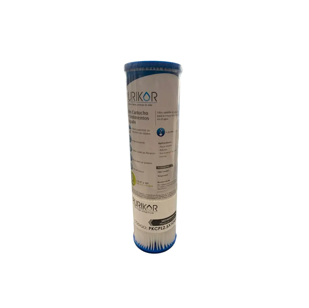  CARTUCHO PLEGABLE PURIKOR 2.5X10X5 (PKCPL2.5X10X5)