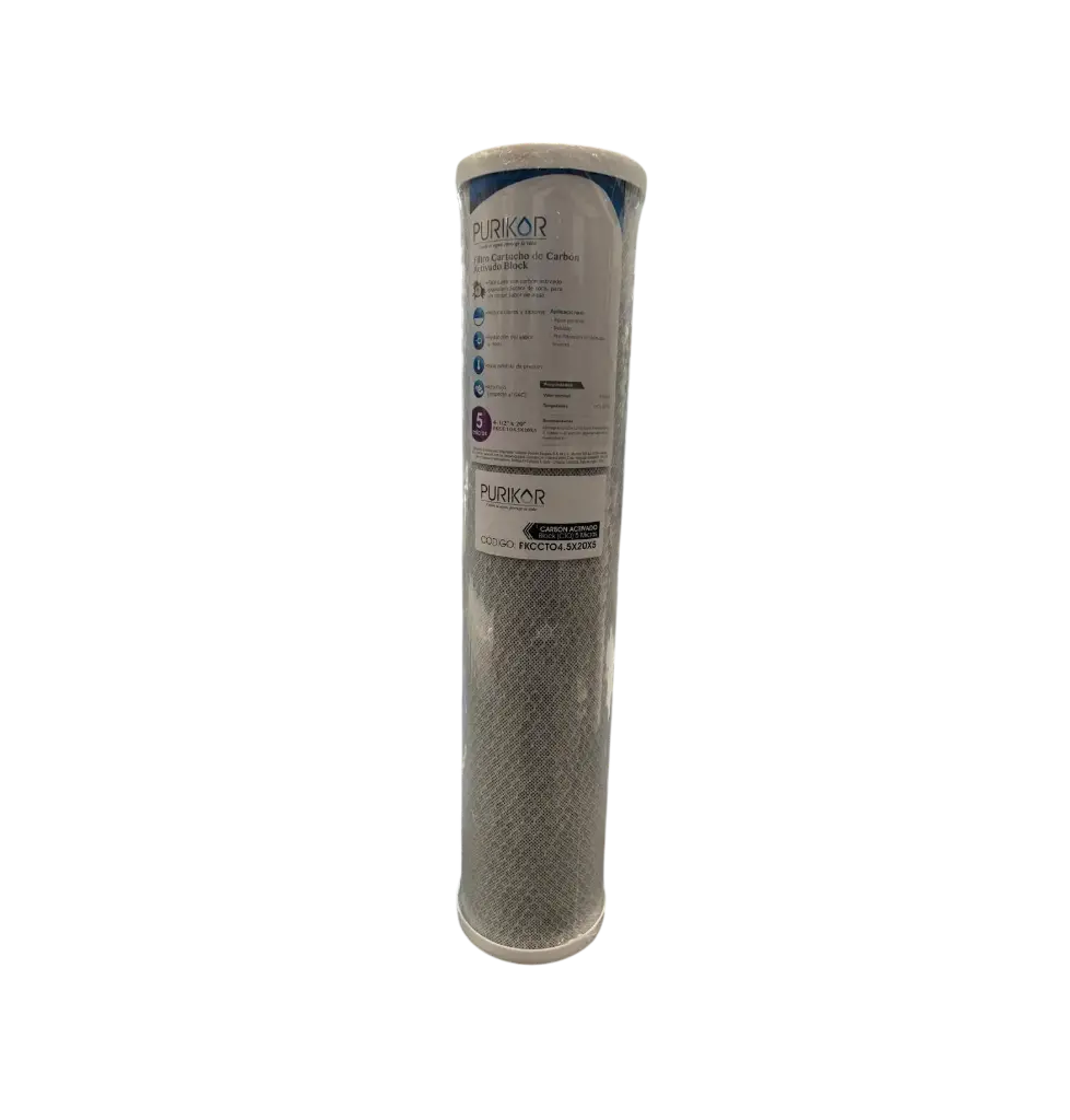  CARTUCHO CARBON ACT BLOCK PURIKOR 4.5X20X5 (PKCCTO4.5X20X5)