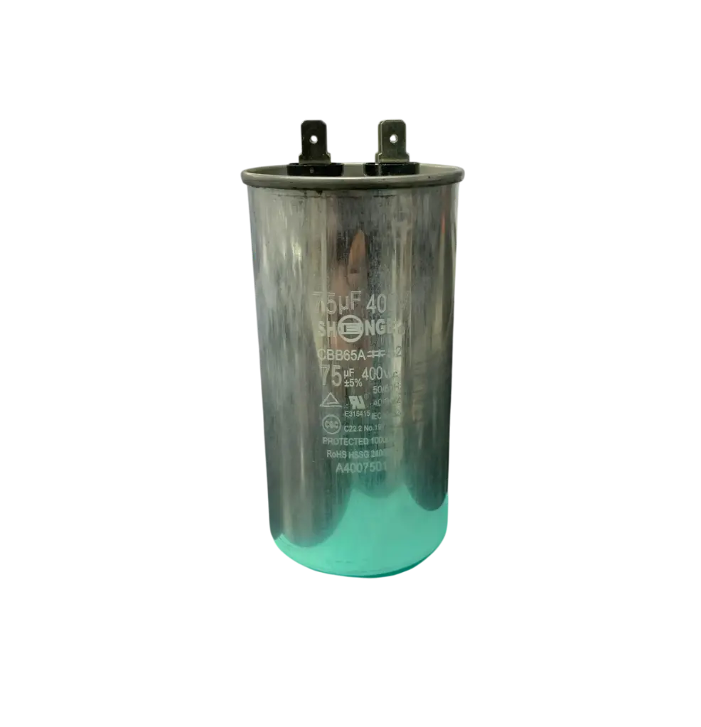  CAPACITOR 75MF AQ-CAJA 5.0HP 220V (007-001-D-101)