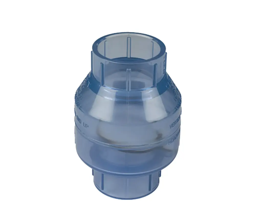  VALV CHECK TRANSPARENTE HAX DE 2