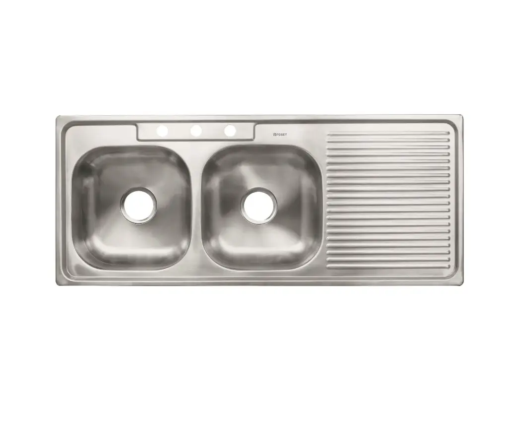  TARJA FREG DOBLE C/ESCURRIDOR DER FOSET