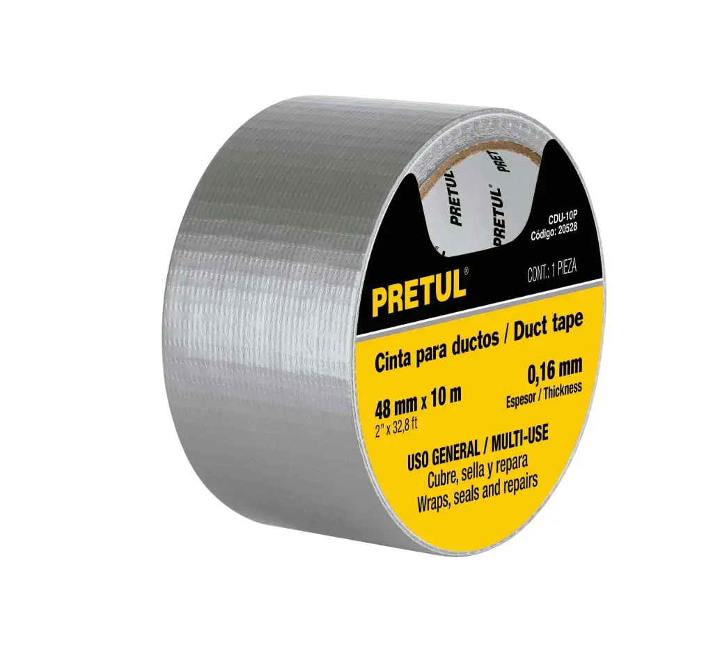  CINTA PARA DUCTO GRIS TRUPER 10M