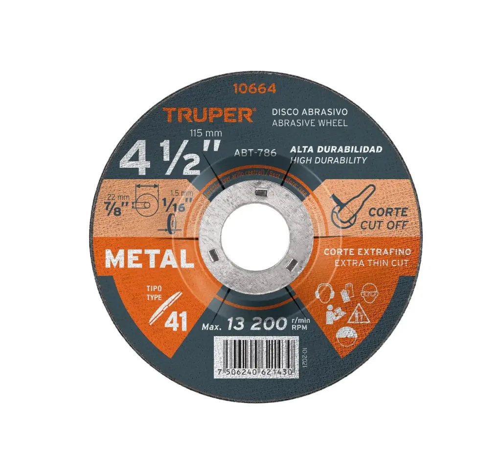 [10664]  DISCO CORTE METAL TRUPER