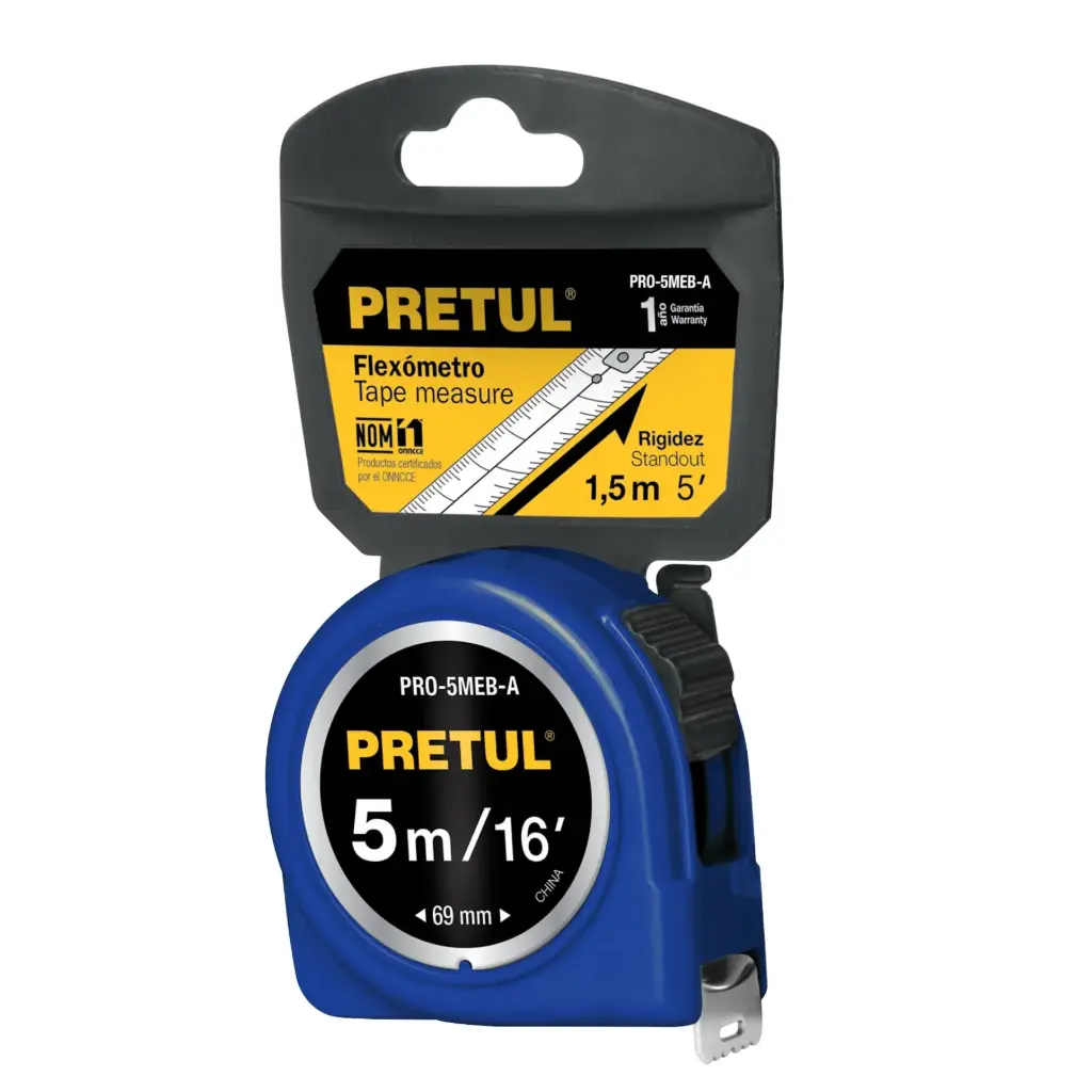  CINTA DE MEDIR AZUL 5 MTS PRETUL