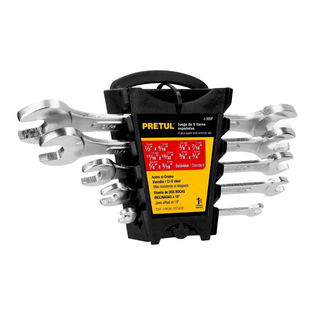  JGO LLAVES ESPAÑOLAS STD 5 PZ PRETUL