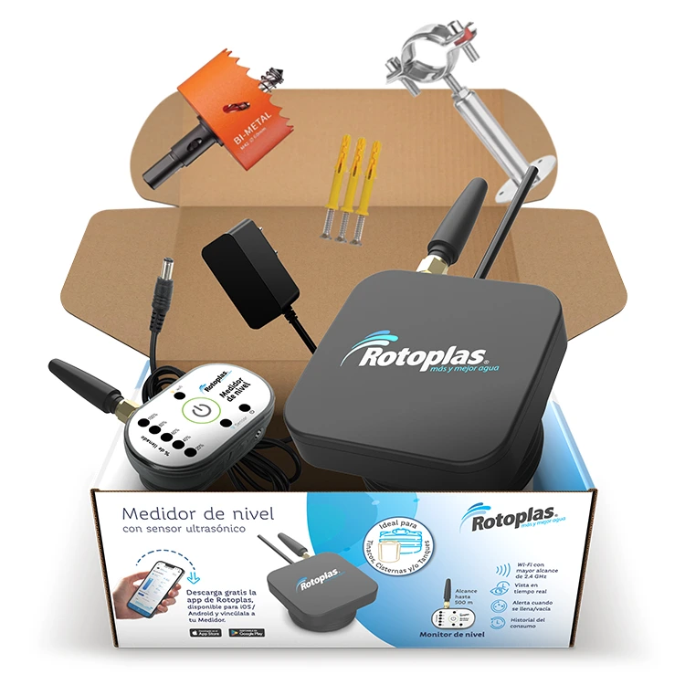 INDICADOR DE NIVEL ULTRASONICO ROTOPLAS SOLAR