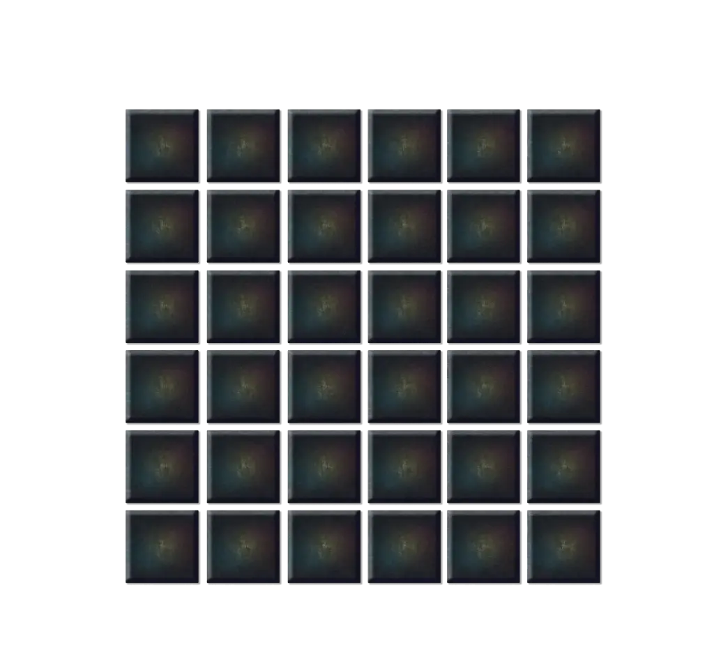 [MOSAIKVW1048PV2] CAJA MOSAICO PANDA NEGRO TORNASOL 2.14 MTS2 (MOSAIKV-W1048-PV2)