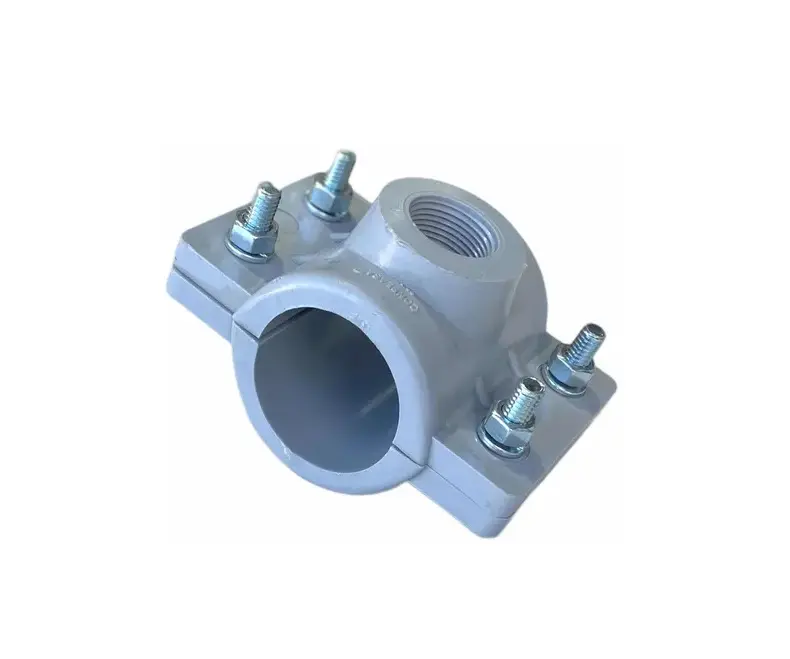 [612-040N] ABRAZADERA PARA TOMA PVC CED 40 DE 4 X 1/2