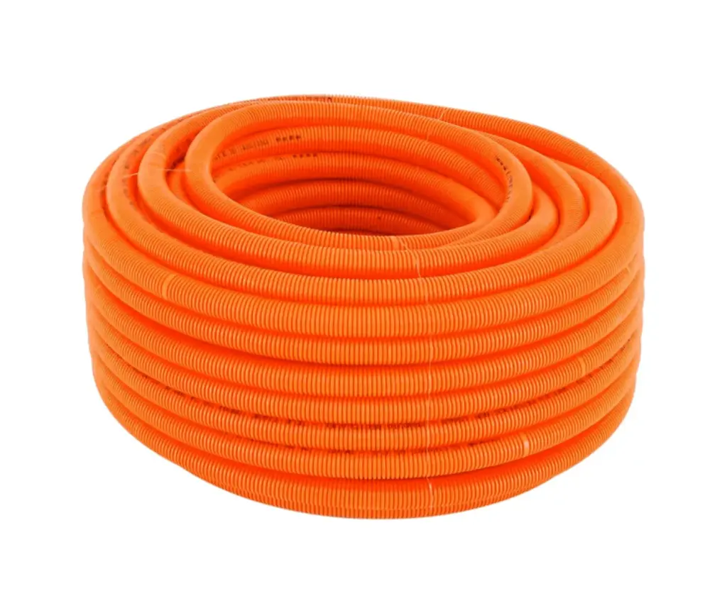 [MCN12N50M] MANGUERA CORRUGADA NARANJA DE 1/2 X 50 MTS (2 KG)