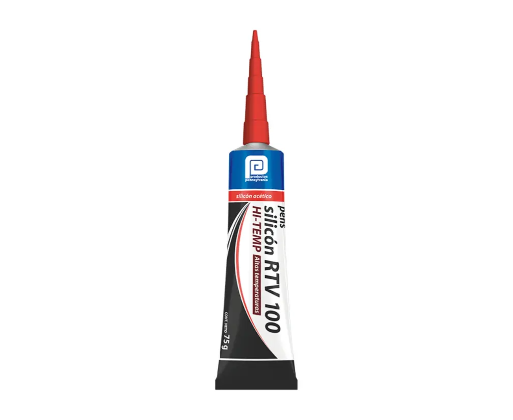 SILICON RTV 100 ALTA TEMP ROJO DE 75 GR