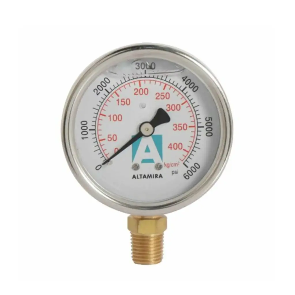 MANOMETRO GLICERINA ALT DE 0-6000 (MAN0-6000G)