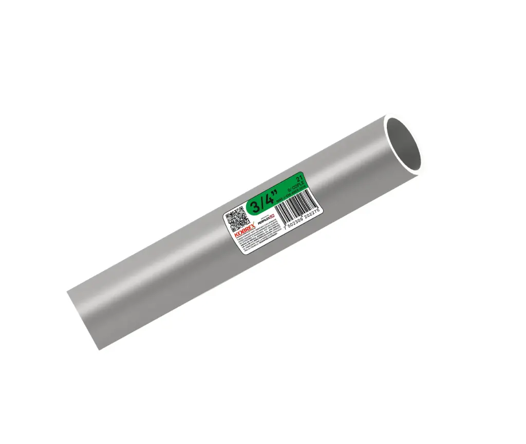 TUBO GALV CONDUIT PD VERDE DE 3/4 X 3 MTS (21 MM)