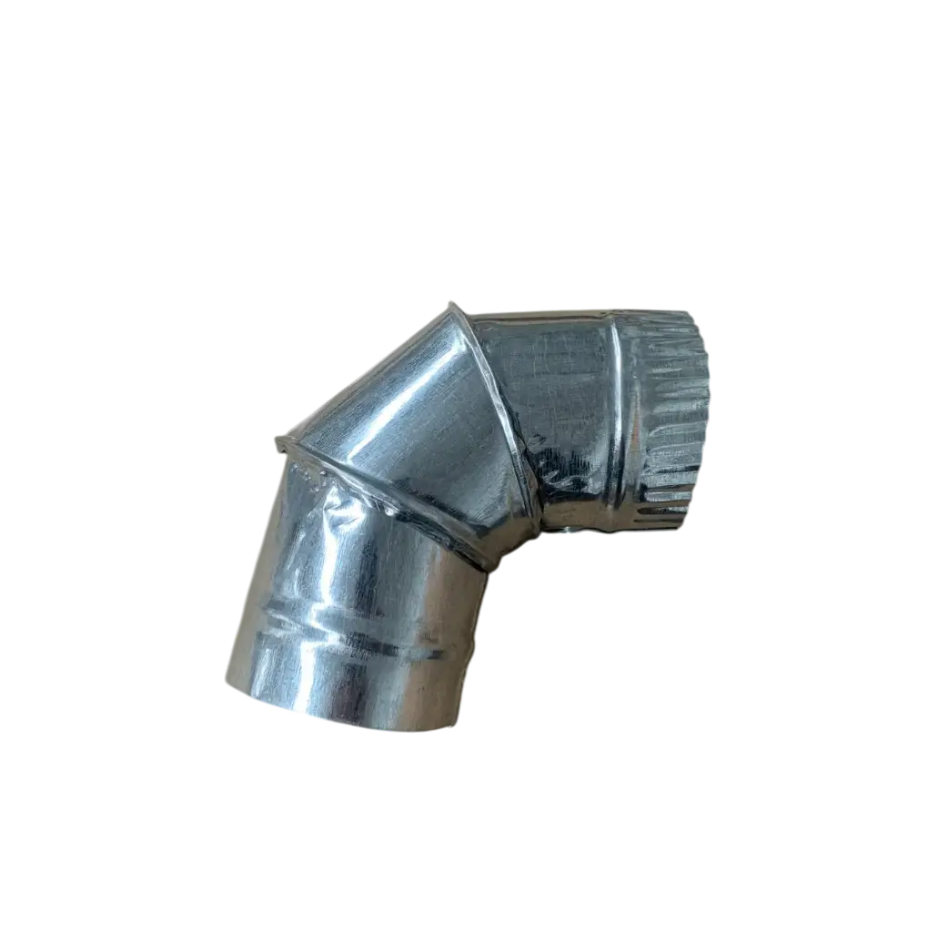 [CD4.90] CODO DUCTO GALV DE 4 X 90