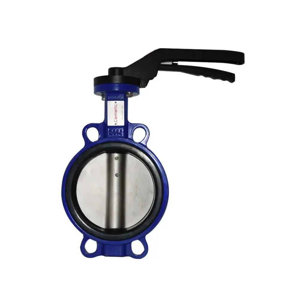 VALV MARIPOSA WAFER HIERRO - ACERO INOX DE 6