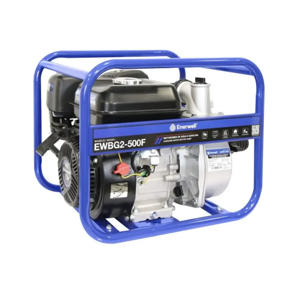 [EWBG2-500F] MOTOBOMBA GASOLINA ENERWELL 6.0 HP DE 2 X 2 (EWBG2-500F)