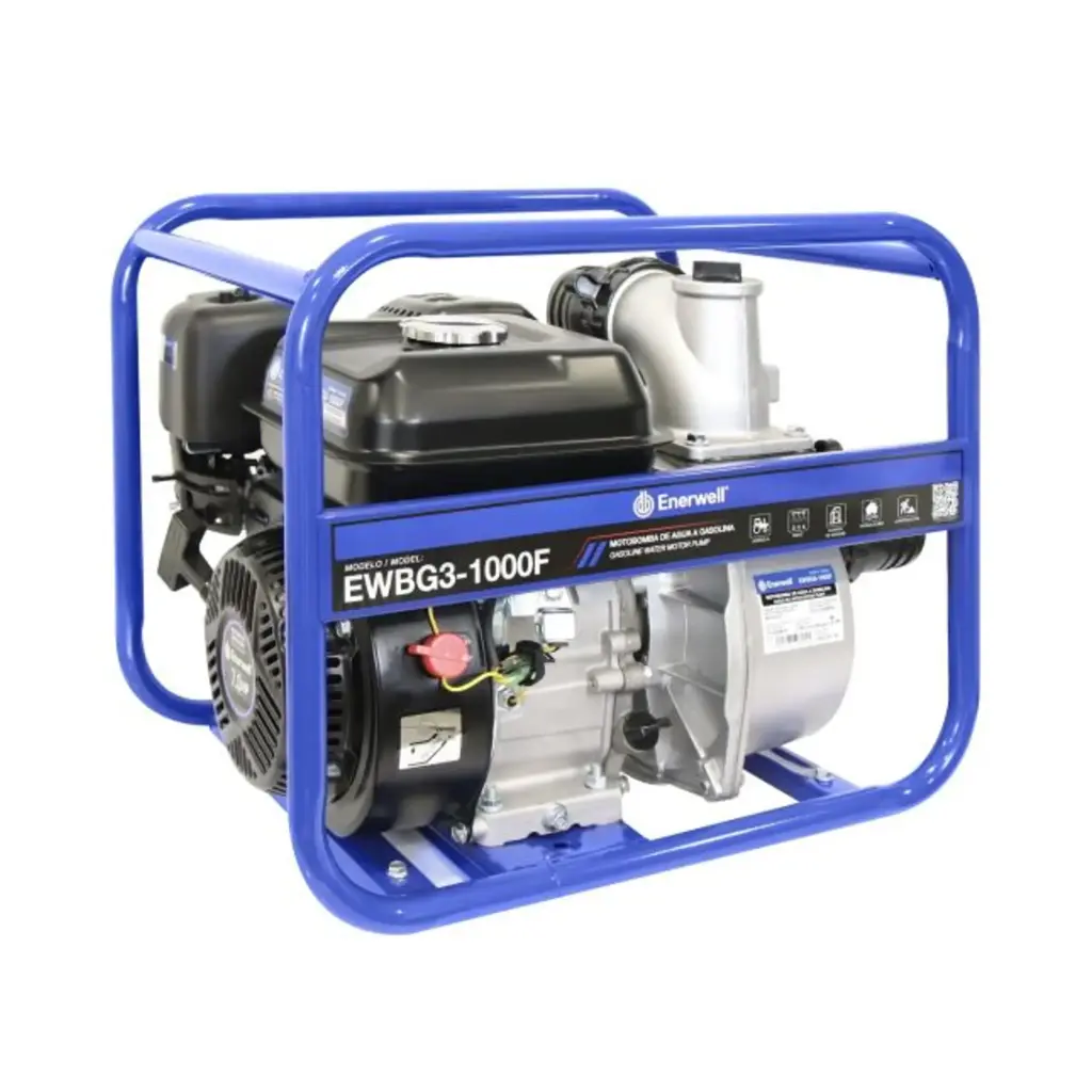 MOTOBOMBA GASOLINA ENERWELL 6.0 HP DE 3 X 3 (EWBG3-1000F)