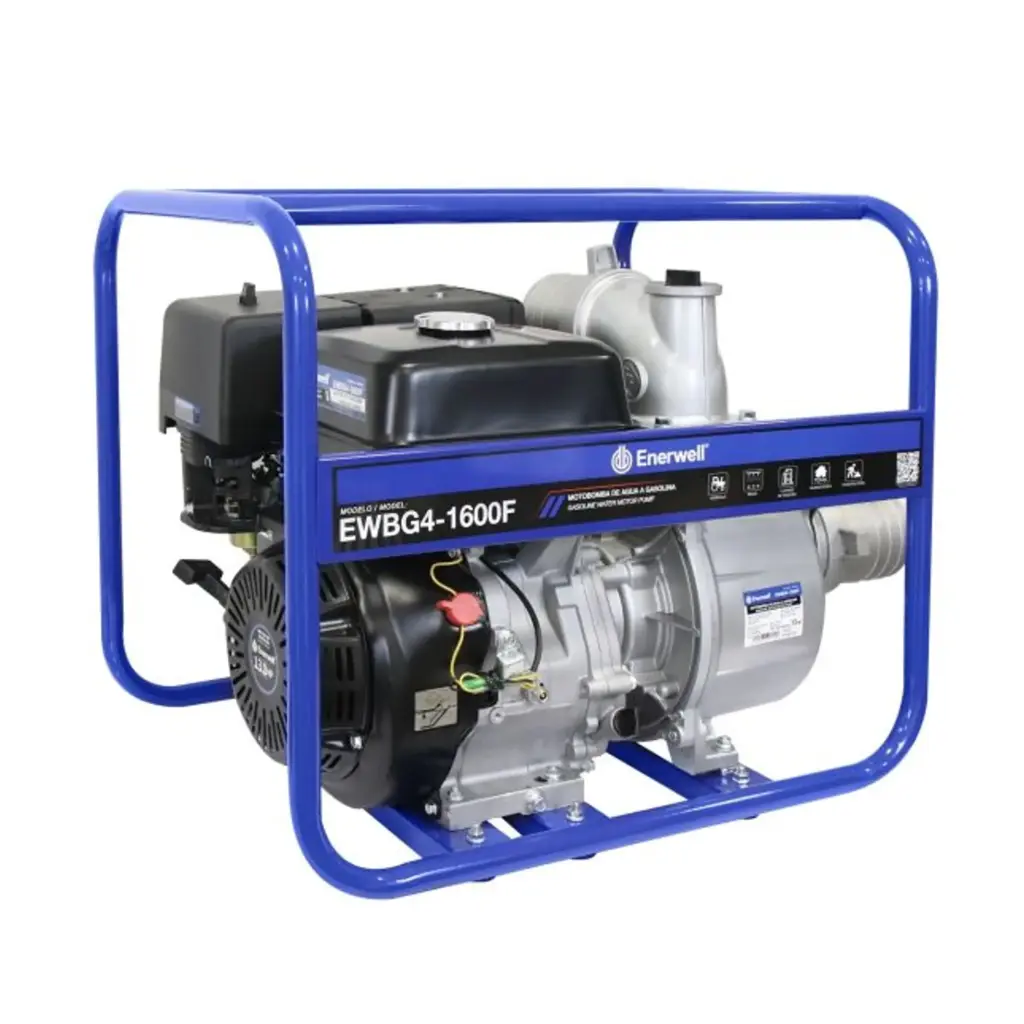 MOTOBOMBA GASOLINA ENERWELL 11.7 HP DE 4 X 4 (EWBG4-1600F)