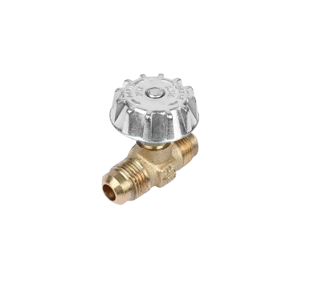 VALV AGUJA BRONCE DE 3/8 X 3/8 FLARE