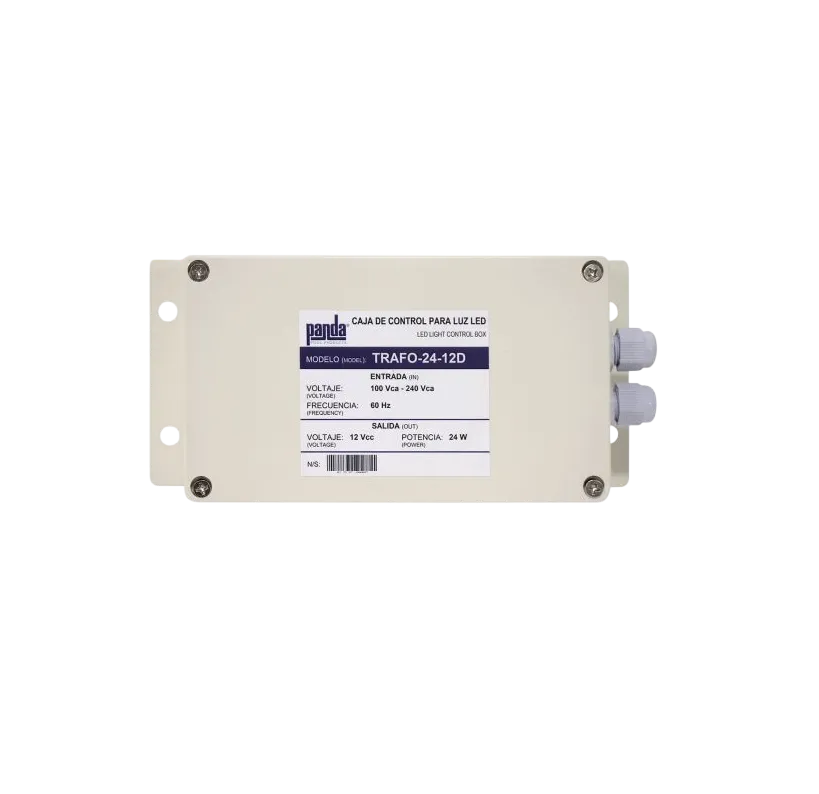 TRANSFORMADOR PANDA C/DIRECTA CONTROL 24W (TRAFO-24-12D)